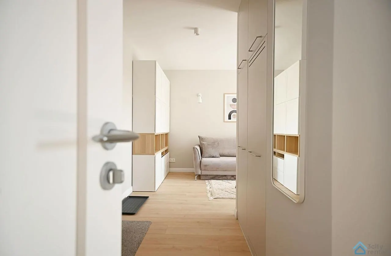 Beige 3City Apartment With Parking In Gdansk By Noclegi Renters