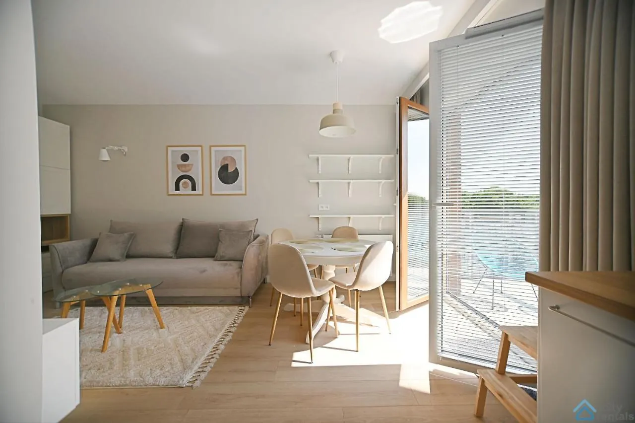 Beige 3City Apartment With Parking In Gdansk By Noclegi Renters