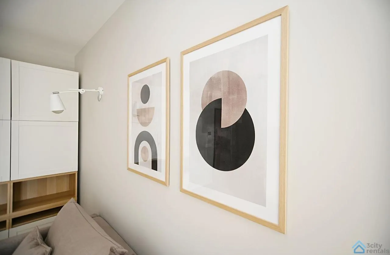 Beige 3City Apartment With Parking In Gdansk By Noclegi Renters